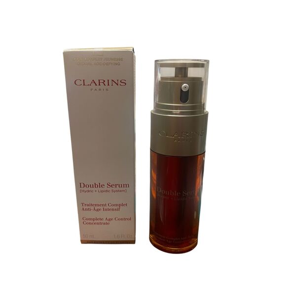 Clarins Other - Clarins Double Serum Anti-Aging + Anti-Wrinkle Serum 1.6oz 50ml NIB